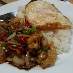 ソムタム - エビのガッパオ1000円