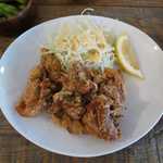 からあげとビール - 並盛からあげとビール￥７８０