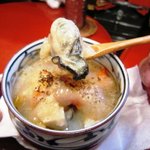 新和食 きくい - 2010/10/31　自然薯のとろろグラタン。牡蠣入り。