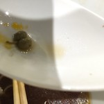 本町製麺所 阿倍野卸売工場 中華そば工房 - 名物中華そば(650円)山椒の実