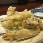 鮨 まつもと - 舞茸てんぷら　　
      2016.09