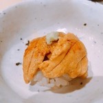 鮨 はしもと - 2016.9.  2種の海胆 