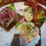 Streckers Pub & Brasserie - スモーブロー3種