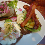 Streckers Pub & Brasserie - 料理写真:スモーブロー3種