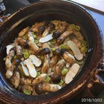 柚木元 - 松茸ご飯（米が見えません）
