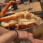 定谷 - 巨大なタラバガニ