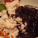 豆の畑 - 黒豆ご飯に豆乳黒カレー