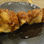 まぐろ小屋 別邸 - ネギま揚げ1本250円