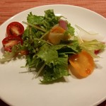 TEPPAN DINING KAMIYA - ランチ　サラダ