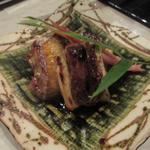 ふじ原 - 焼もの　まぐろねぎま