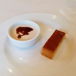 ピエン - 「南瓜のプリン＋白浜・川添茶を使用したパンナコッタ」