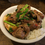 キブン、デ、、サチオ - 2016年9月限定
      東海オンエアコラボ麺
      東海スタミナラーメン
      の〆飯