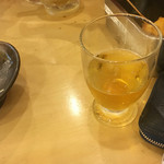 Yatai Izakaya Oosaka Manmaru - ビール飲み干しかけ（笑）