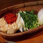 じどりや 穏座 - （2016.8）すきやきの具材♪