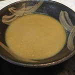 ラーメン渓流 - 辛味噌をほぼ溶かしてないスープ