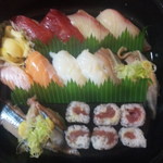 回転寿司すノ家 - お好みで注文（８２８円）