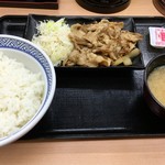 吉野家 - 生姜焼き定食４９０円