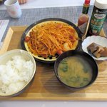 ドラゴンカフェ - 昭和のナポリタン定食2016.10.03