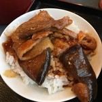 虎ノ門やぶ - ミニ味噌豚丼