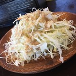 カレーうどん 金富士 - 金サラダ