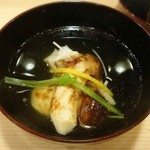 松茸と鯛のお椀