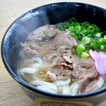 飯野屋 - 美味しい肉うどんでした。