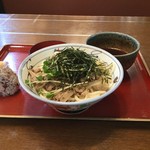 金比羅製麺 - 肉盛りささめうどん（大）　　\650