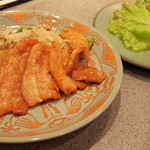 気らく家 - 2016年10月　久住豚の味噌焼き