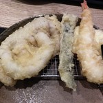 Tempura Futaba - 2016.9 ふたば定食　揚げたて♡