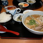 一瑞 - 担麺セット