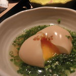 海山邸 - 松花弁当付属の煮卵が美味