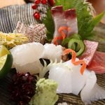 料理とワイン 音音 - お造り盛り合わせ