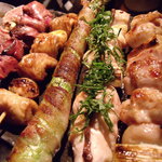 Sumibi Yakitori Izakaya Tori Daiyamondo - 串焼き