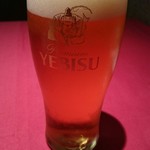 カルネヤサノマンズ - 2016/10　エビス生ビール２杯