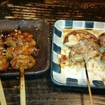 やき鳥 一代 - ホルモン・シイタケ