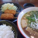 らぁめん　緑屋 - 今日のお昼ごはんＳＥＴ