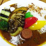 印度風カリーライス吉葉 - 特製彩り野菜ｶﾚｰ。