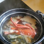幸洋荘 - 伊勢海老の味噌汁