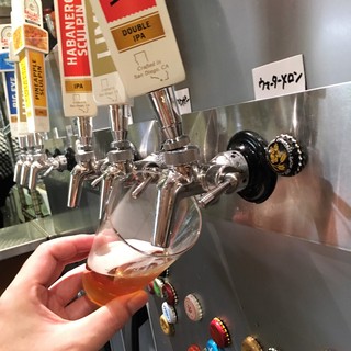 厳選７TAPの生クラフトビール＆40種超！クラフト瓶ビール