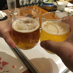 美酒美肴 はまゐ - 瓶はサッポロ黒
      生はアサヒスーパードライプレミアム