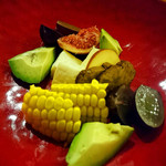 美酒美肴 はまゐ - 野菜と果物とチーズ