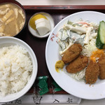 入船 - カキフライ定食