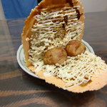Ganso Umai Monya - 当店一押しの美味しいたこ焼が入った「たこせん」です！手軽に歩き食べや、おやつやお酒のおつまみにも最適です！
