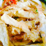 釜揚げうどん 麦の花 - ごぼう天アップ。