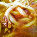 釜揚げうどん 麦の花 - カレーうどんアップ。