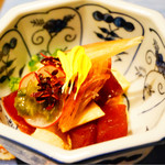 SHARI THE TOKYO SUSHI BAR - 絶品　鮪と長芋の漬け　SHARIスタイル