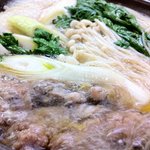 麻布 薔薇屋 - 鴨鍋　煮込み中3