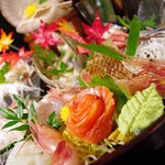 魚政 - 料理写真:お客様支持率NO1！大人気刺身６点盛り