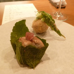 アノニム - 鮎コロッケ、穴子飯