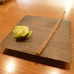 アノニム - 1品目は銀杏餅、香煎グリッシーニ